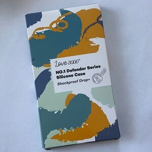 Love 3000 Defender Series Silicone Case iPhone 16 Pro Navy Blue Brand New